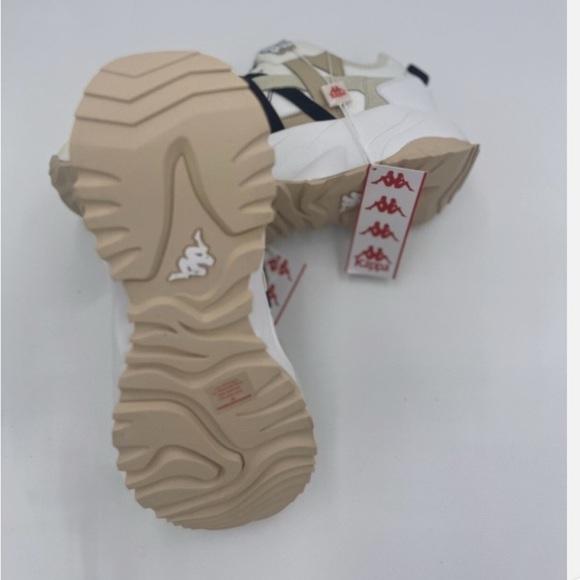 Kappa Women’s Chunky Sneakers – Beige/White/Navy – Size 9 – NWT - Picture 2 of 3
